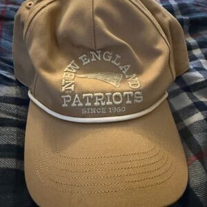New England Patriots Tan Baseball Cap